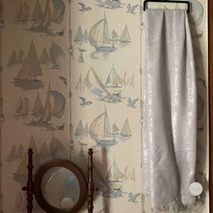 Aimee Lynn Studio NYC silver one size 90% Polyester 10% Metallic scarf